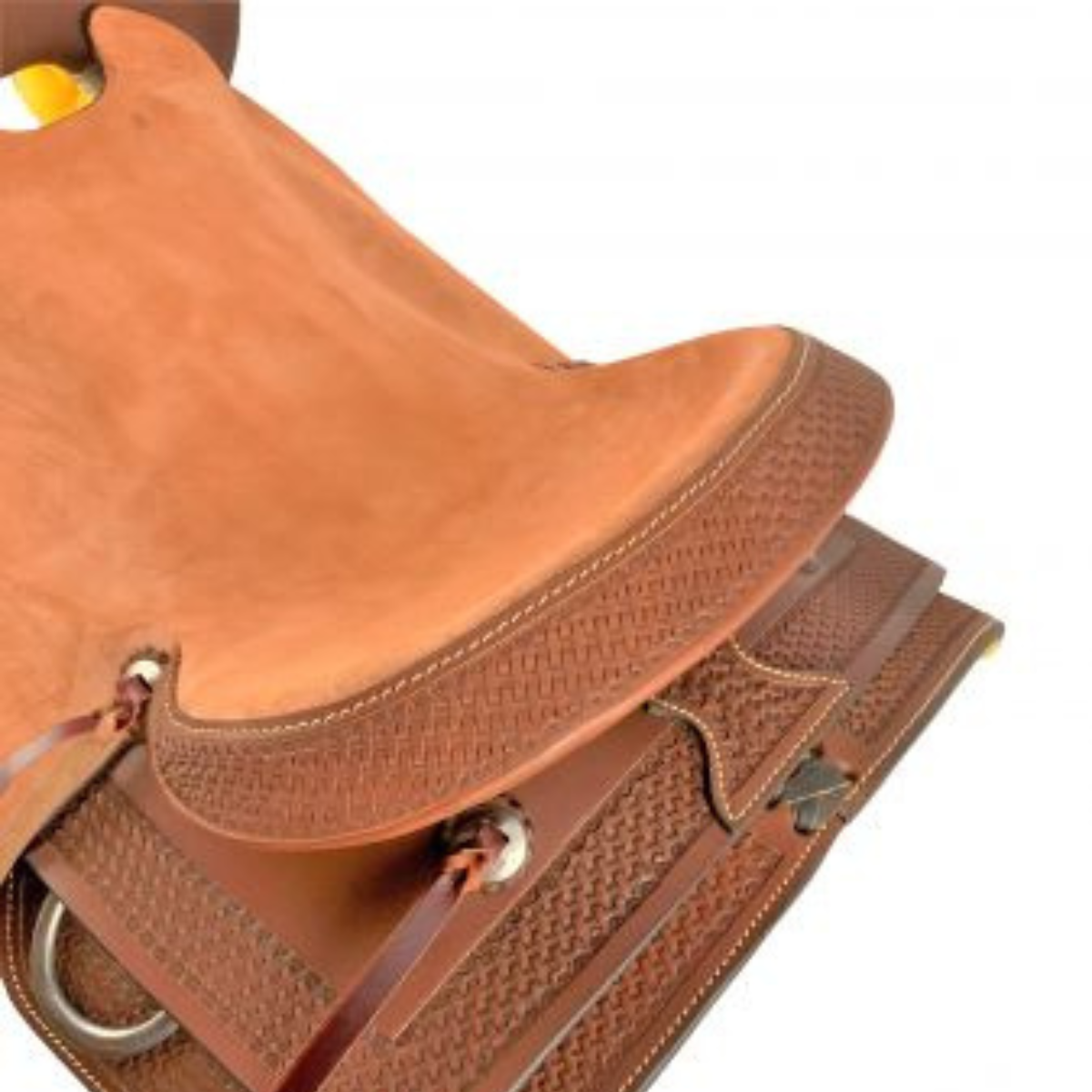 16" ARGENTINA COW LEATHER HARDSEAT CUTTER STYLE WESTERN SADDLE - Double T Saddles