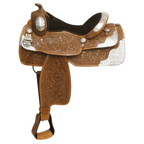 16" DOUBLE T FULLY TOOLED SHOW SADDLE - Double T Saddles