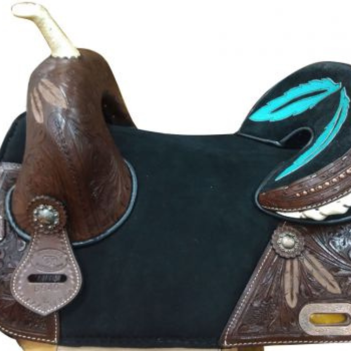 16" DOUBLE T LEATHER TREELESS SADDLE - Double T Saddles