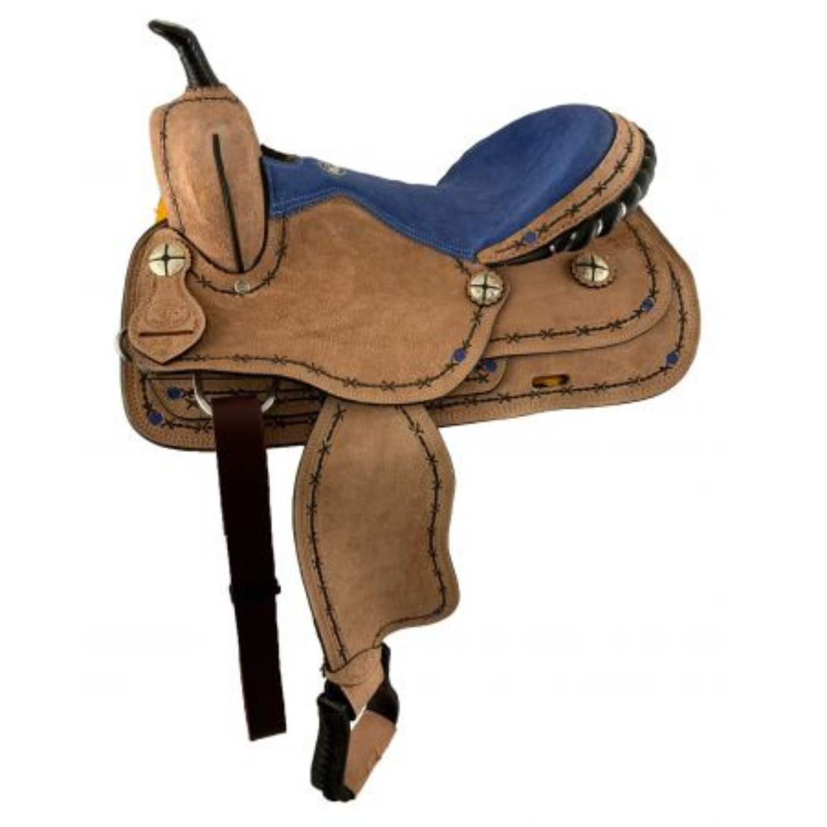 16" DOUBLE T  PLEASURE SADDLE SET - Double T Saddles