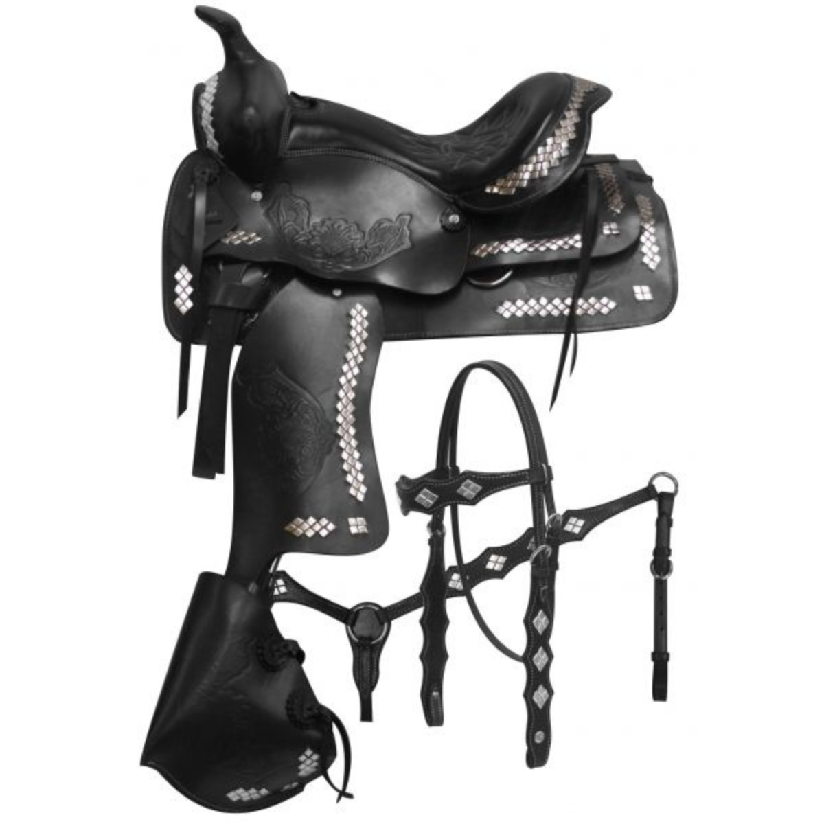 16" , 17" DOUBLE T PARADE STYLE SADDLE - Double T Saddles