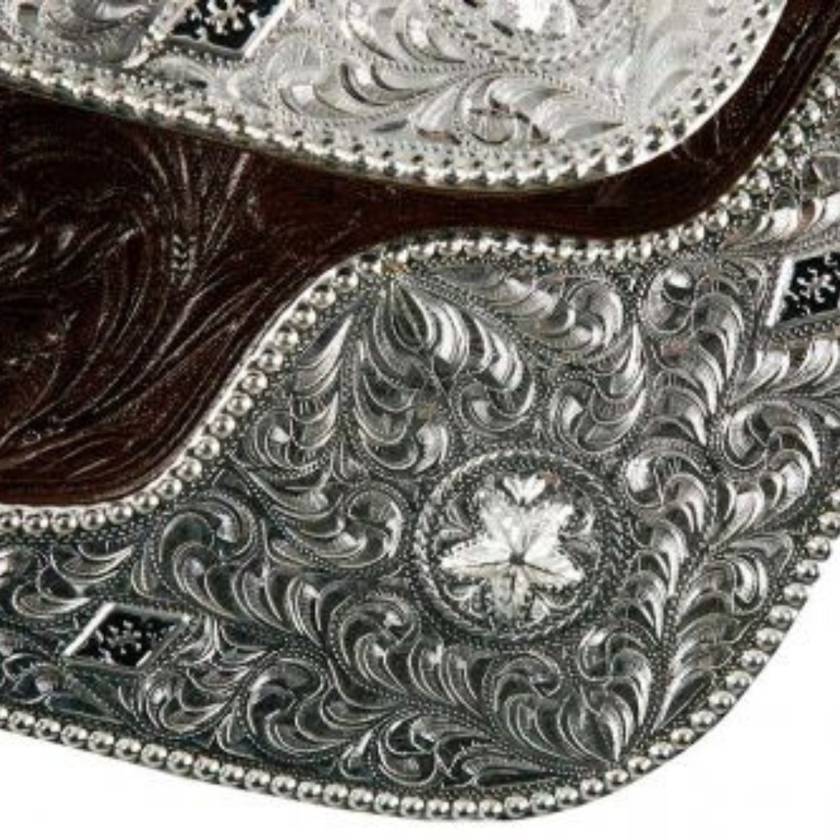 16" DOUBLE T SADDLERY FULLY TOOLED SHOW SADDLE - Double T Saddles