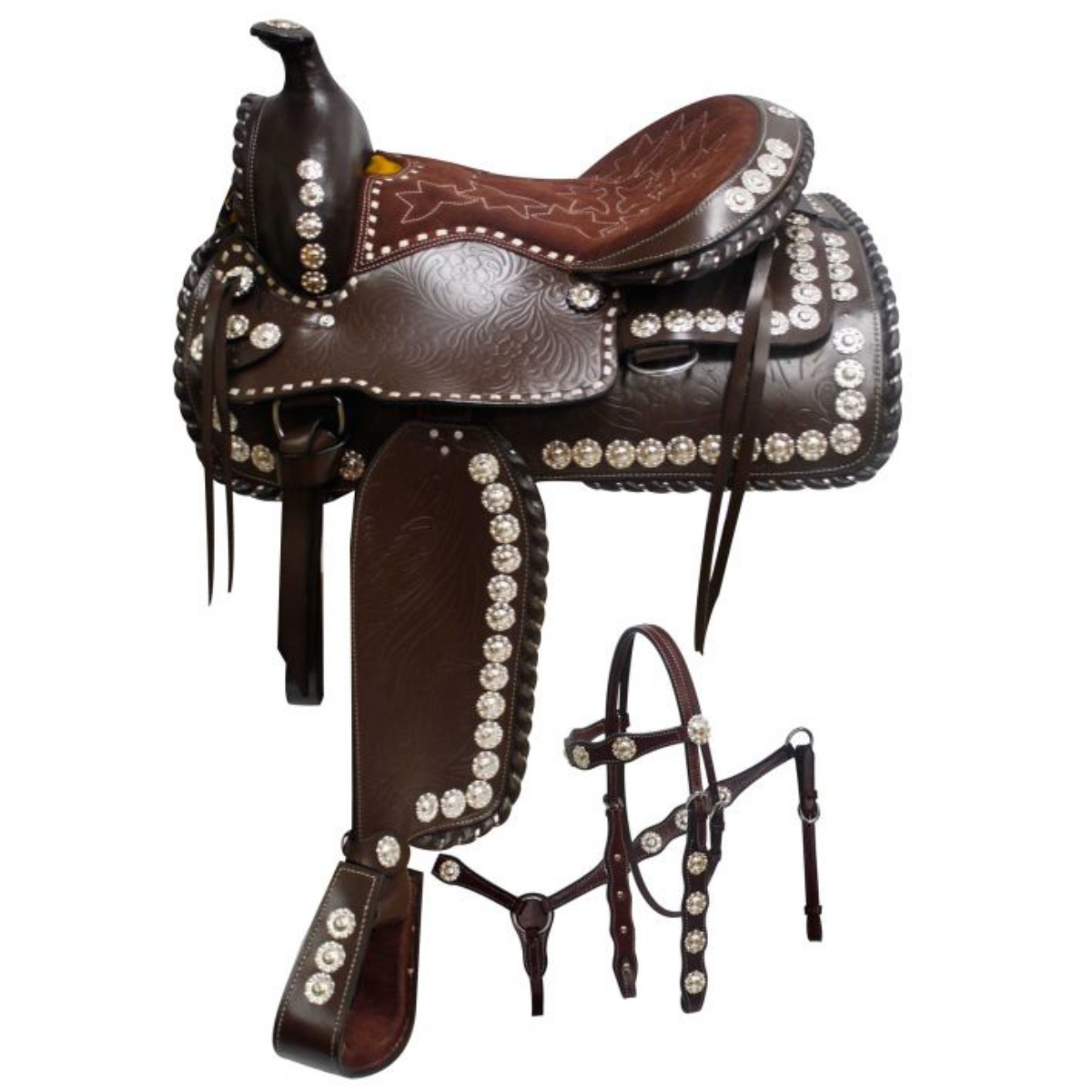 16", 17" DOUBLE T PARADE STYLE SADDLE - Double T Saddles