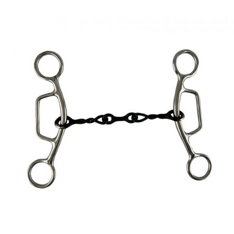 5" Stainless Steel Sweet Iron Mouth with Sliding Gag.
