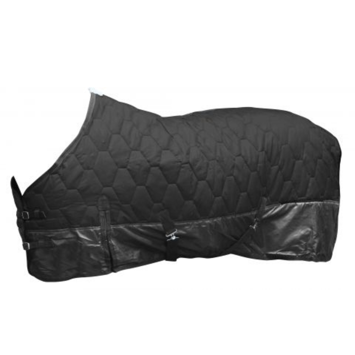 Showman ® 420 Denier Quilted Nylon Blanket is Constructed of 420 Denier Outer Shell with 70 Denier Rip Stop Lining and Nylon Bound Edges. - Double T Saddles