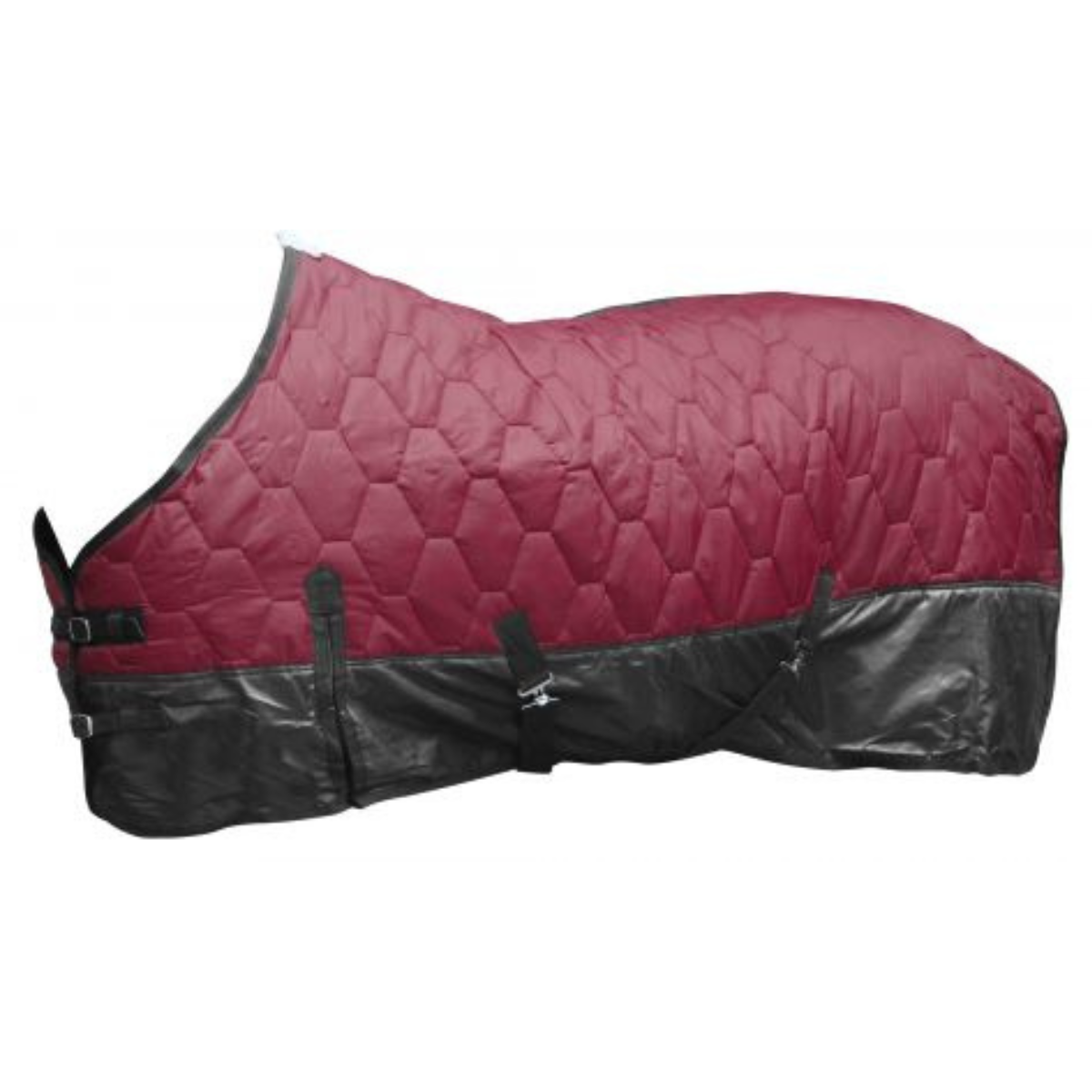 Showman ® 420 Denier Quilted Nylon Blanket is Constructed of 420 Denier Outer Shell with 70 Denier Rip Stop Lining and Nylon Bound Edges. - Double T Saddles