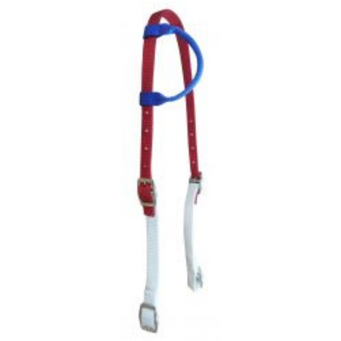 Red, White, and Blue Nylon One Ear Headstall