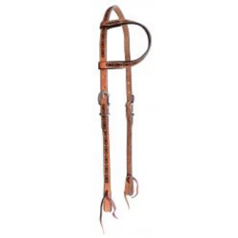 One Ear Argentine Leather Headstall