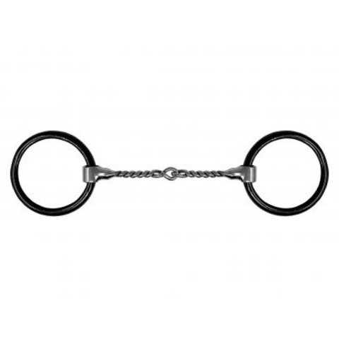 Weighted loose ring stainless steel wire mouth bi