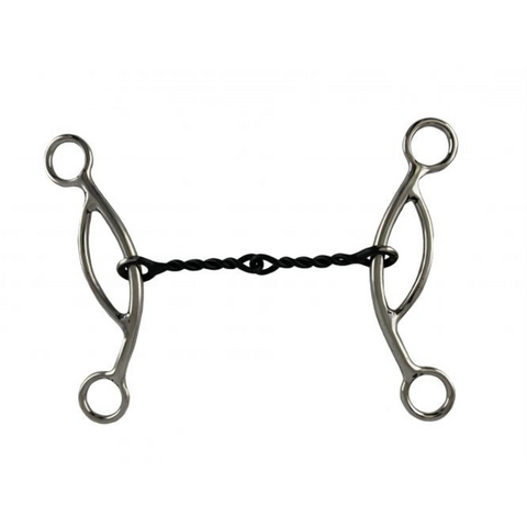  5" Stainless Steel Sweet Iron, Broken Twisted Chain Mouth