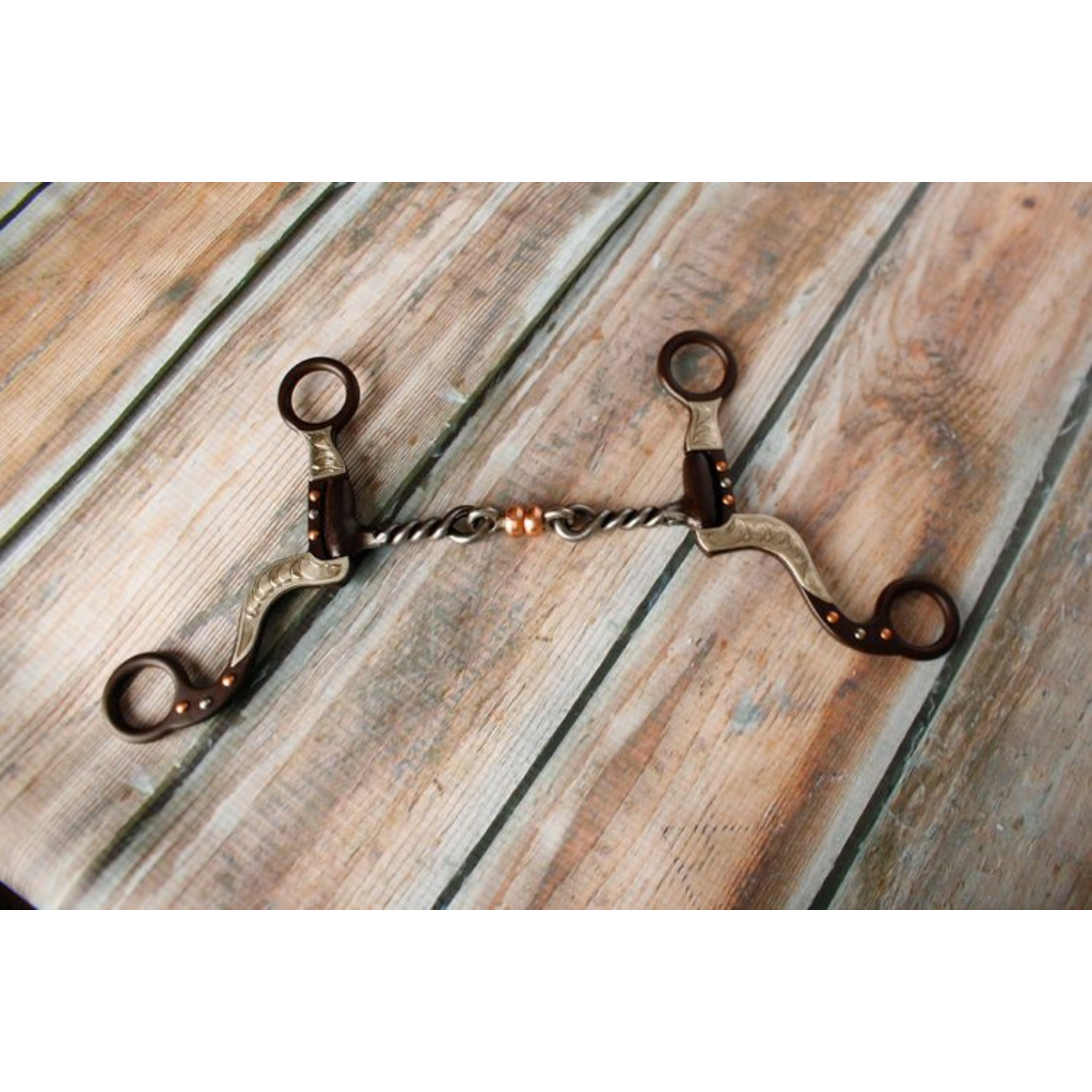 Showman ® 5" Twisted mouth with copper roller. - Double T Saddles