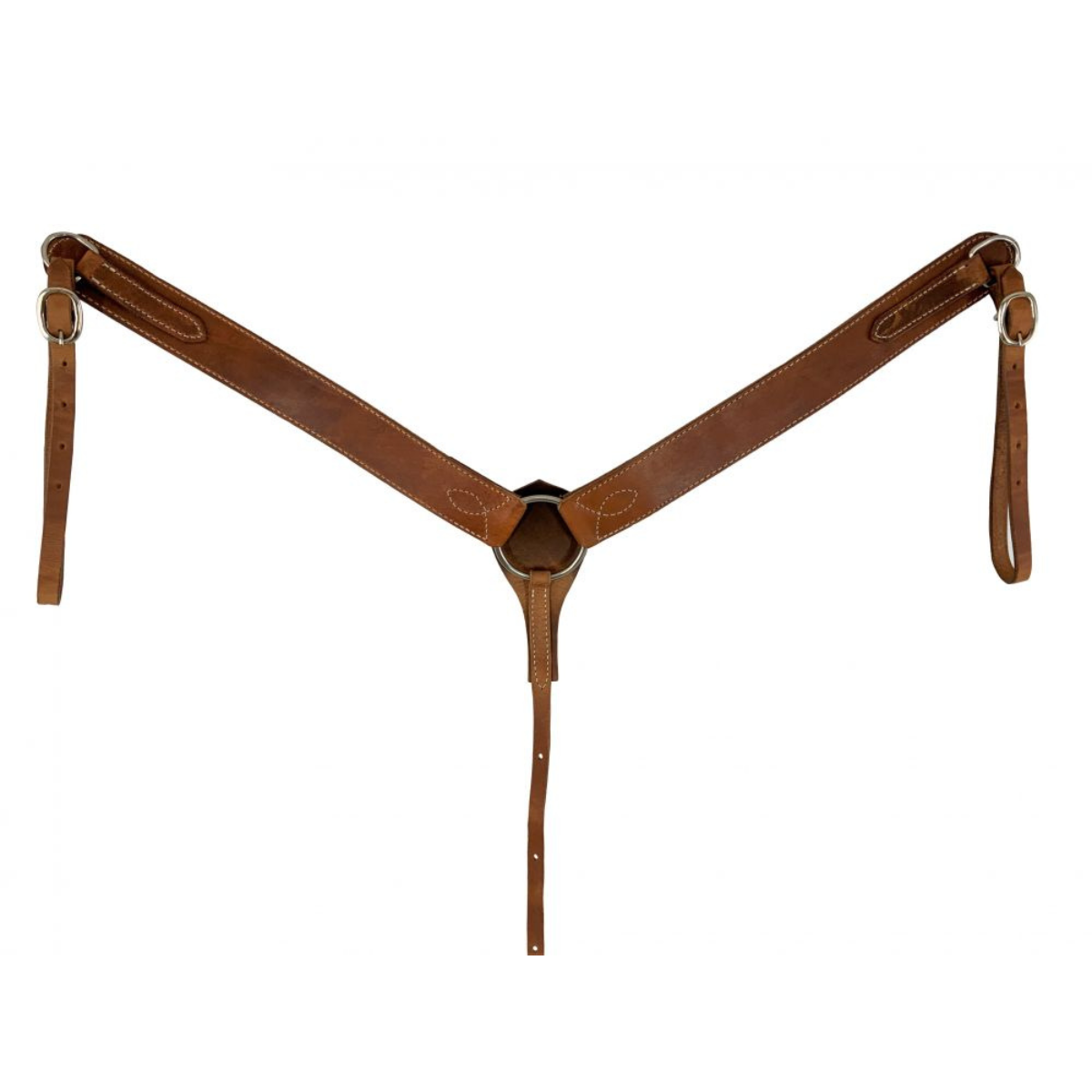 Showman ® Argentina Cow Leather breast collar. - Double T Saddles