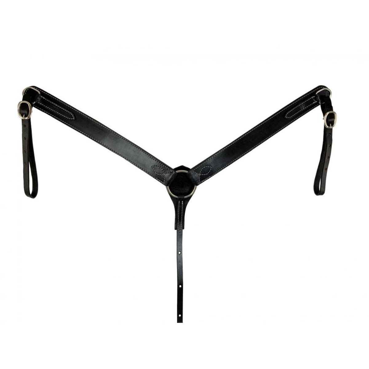 Showman ® Argentina Cow Leather breast collar. - Double T Saddles