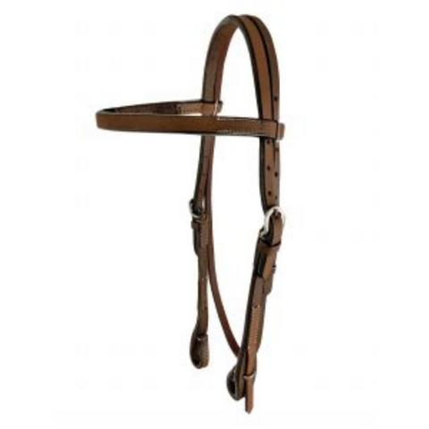  Argentina cow leather browband headstall