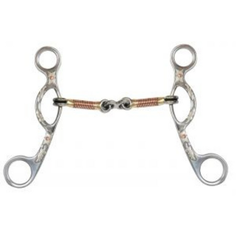 Argentine snaffle with dogbone mouth