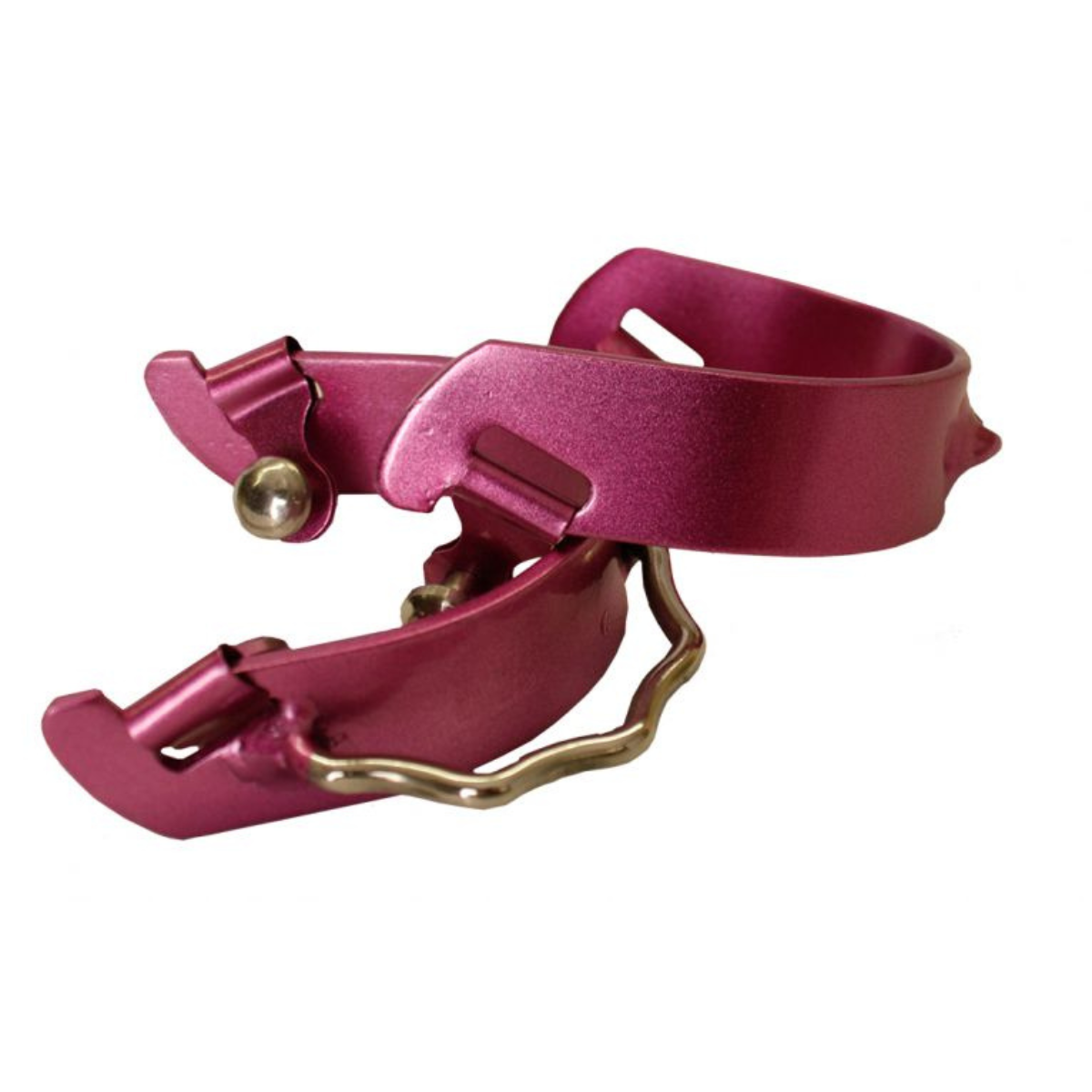 Showman® Color coated aluminum bumper spurs. - Double T Saddles