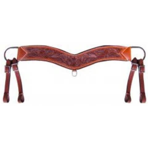 Showman ® Floral tooled tripping collar. main image 0