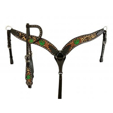 Single Ear Headstall & Breast Collar Set