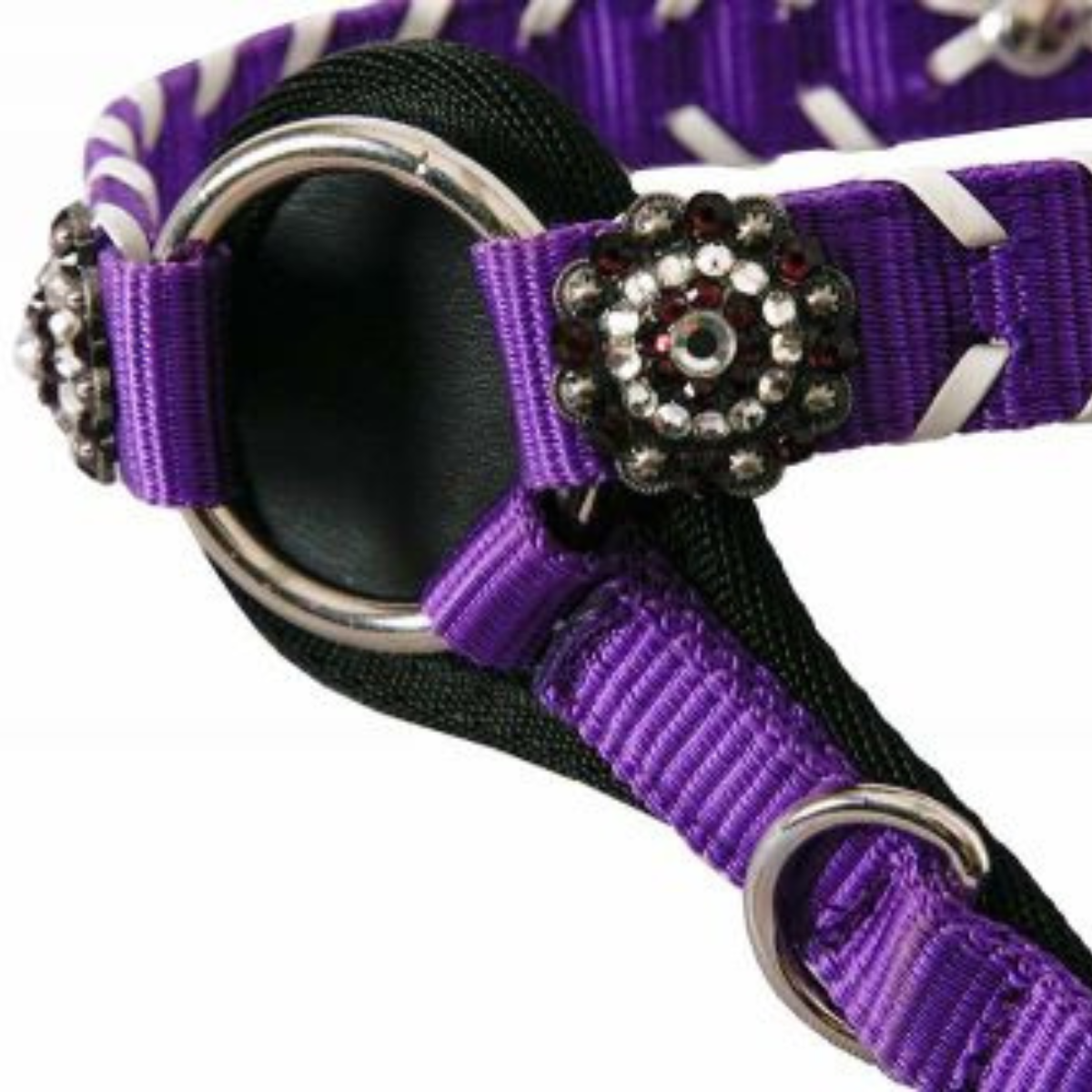Showman ® Nylon headstall and breast collar set - Double T Saddles