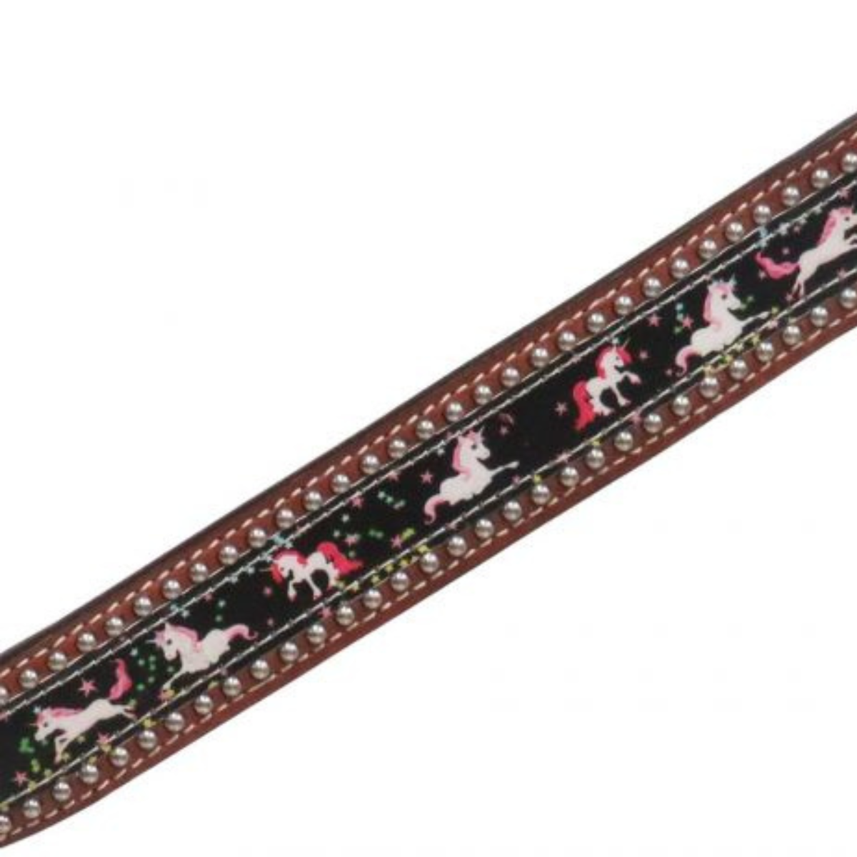 Showman ® PONY SIZE Unicorn print headstall and breast collar set. - Double T Saddles
