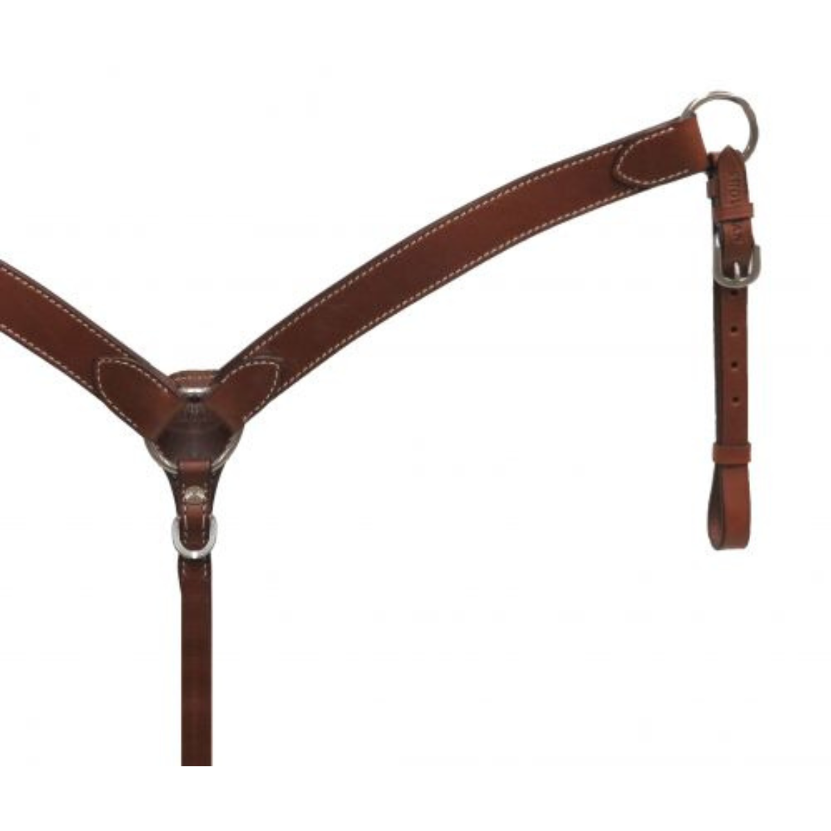 Showman® PONY leather breast collar. - Double T Saddles
