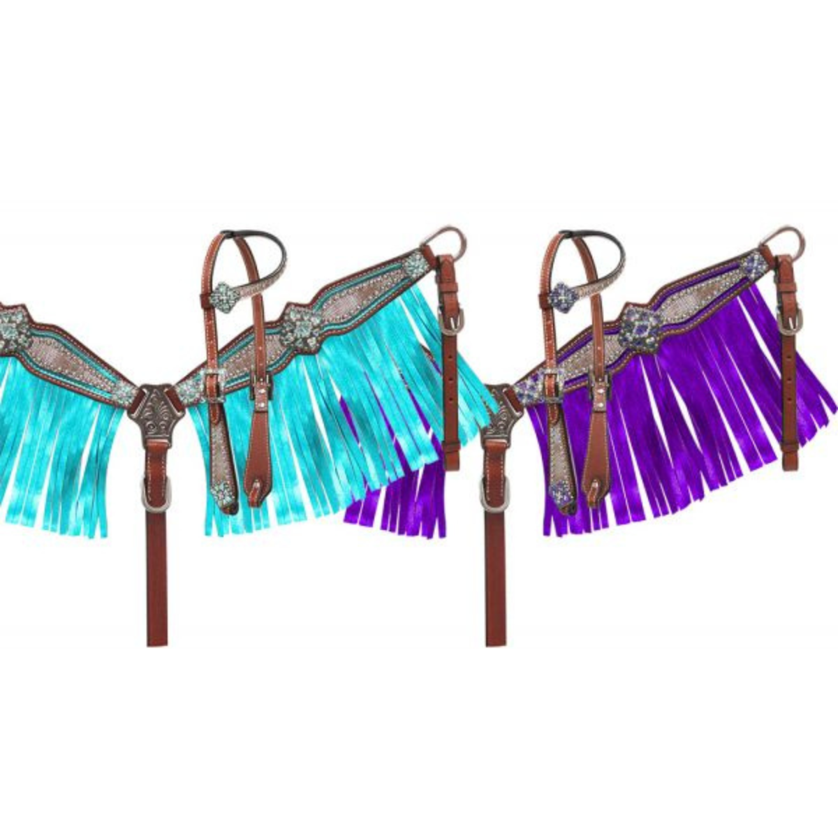 Pony Size Headstall and breast collar set 