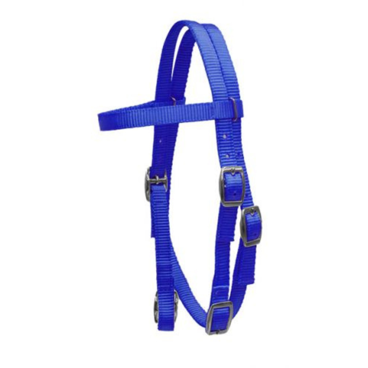 Showman ® Pony Size Premium nylon browband headstall. - Double T Saddles