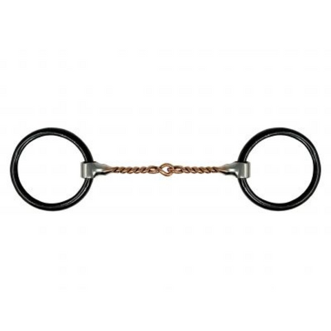Weighted loose ring copper wire mouth bit