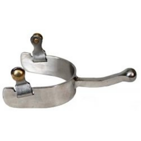 stainless steel ball end equitation spurs