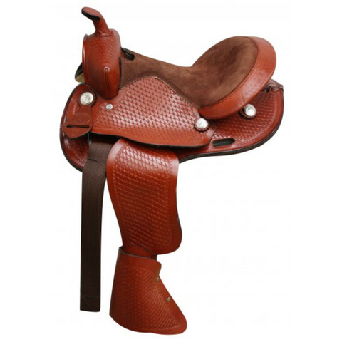 ROUND SKIRTTED PONY SADDLE MADE BY DOUBLE T SADDLERY - Double T Saddles