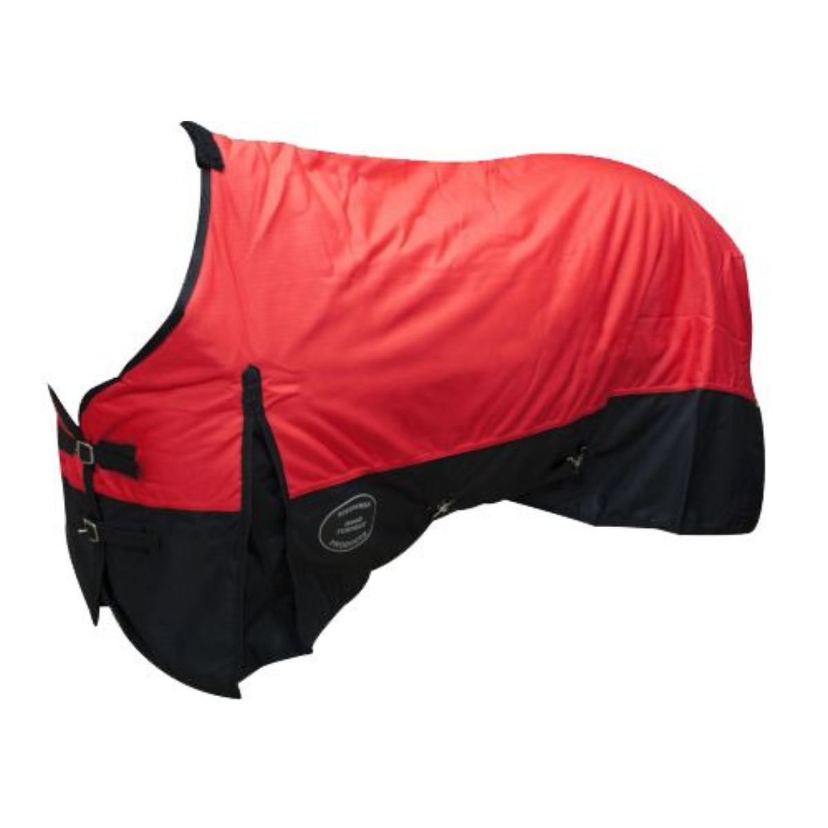 The Waterproof and Breathable Showman ® 600 Denier Turnout Blanket. - Double T Saddles