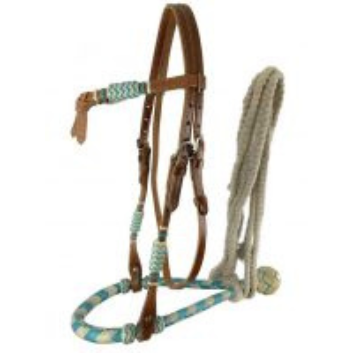 Medium Oil Futurity Knot Bosal Headstall 